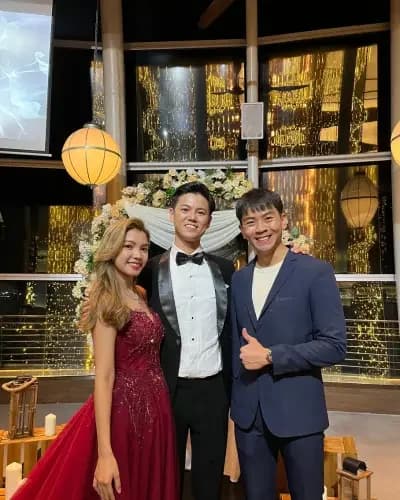 Chris & Samantha wedding hosted by Emcee Rayson Soh at Monti, Singapore