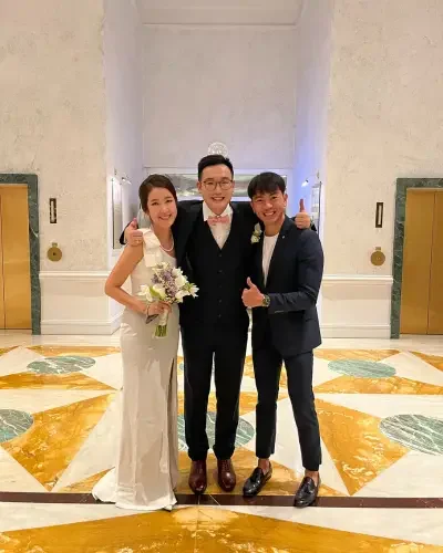 James & Crystal wedding hosted by Emcee Rayson Soh at Tower Club, Singapore