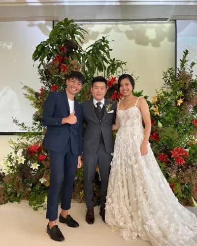 Weijie & Anthea wedding hosted by Emcee Rayson Soh at Shangri-La Rasa Sentosa, Singapore