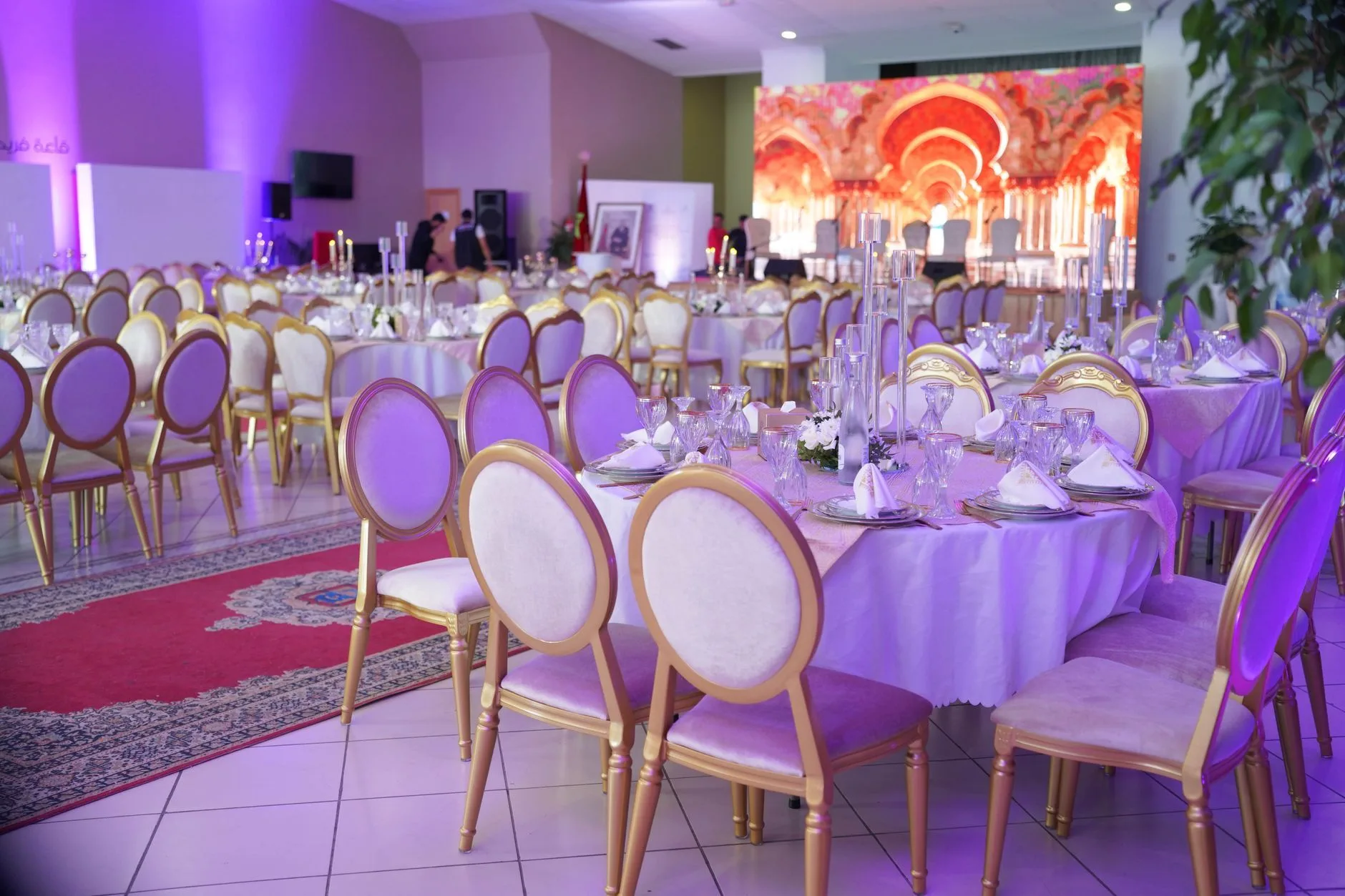 Dinner and dance emcee hosting a ballroom event